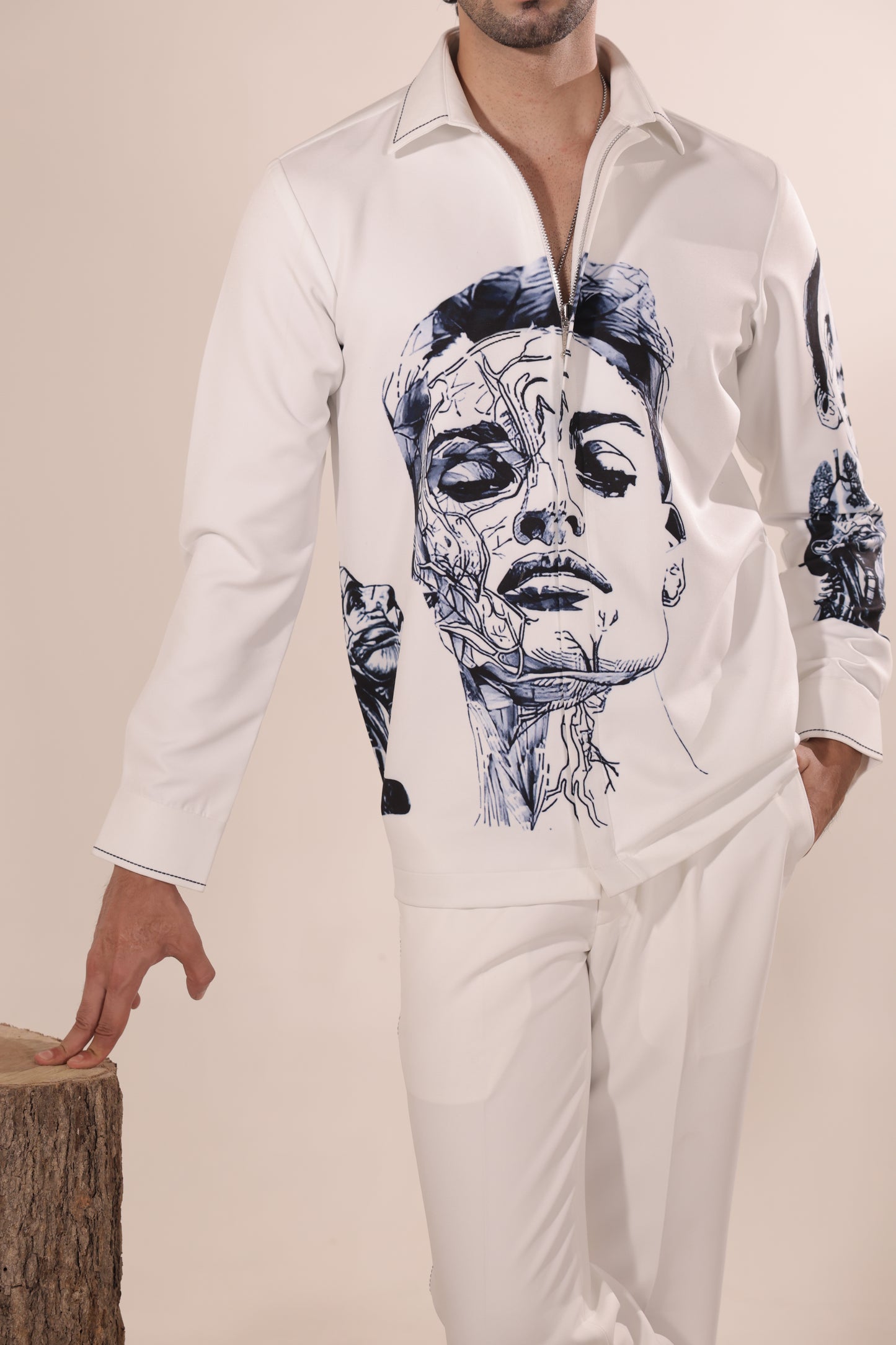 White Anatomy cord set