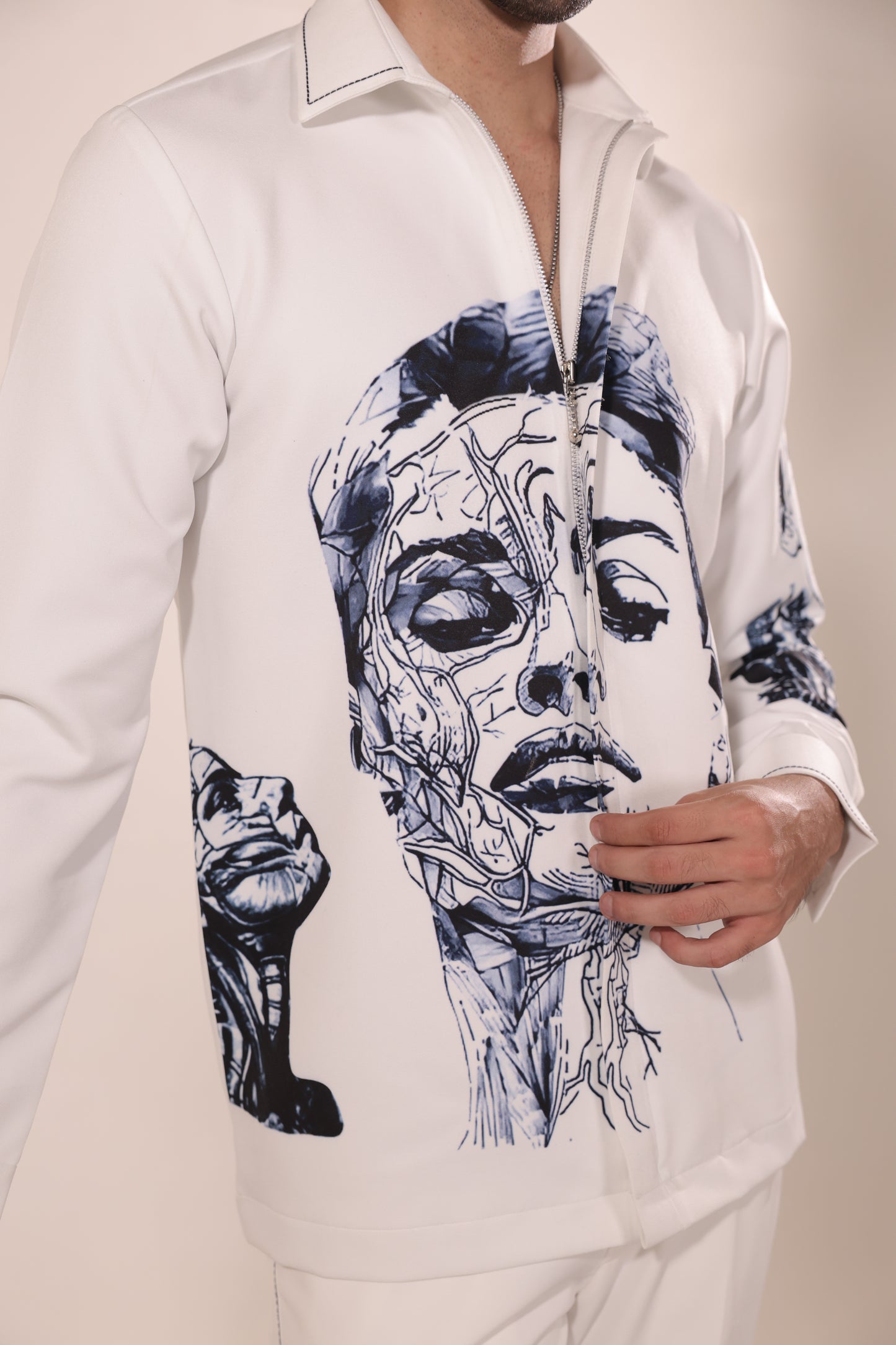 White Anatomy cord set