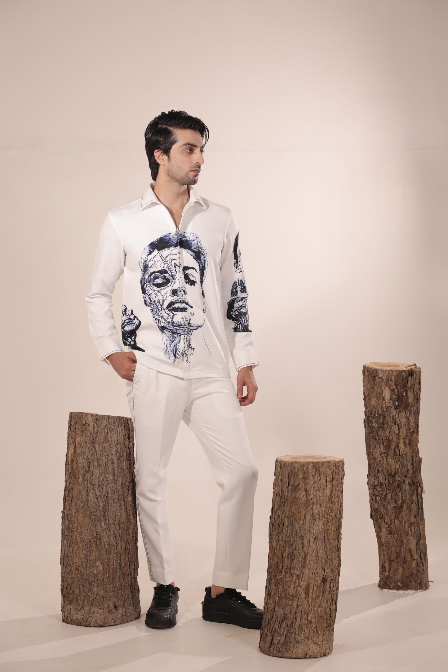 White Anatomy cord set