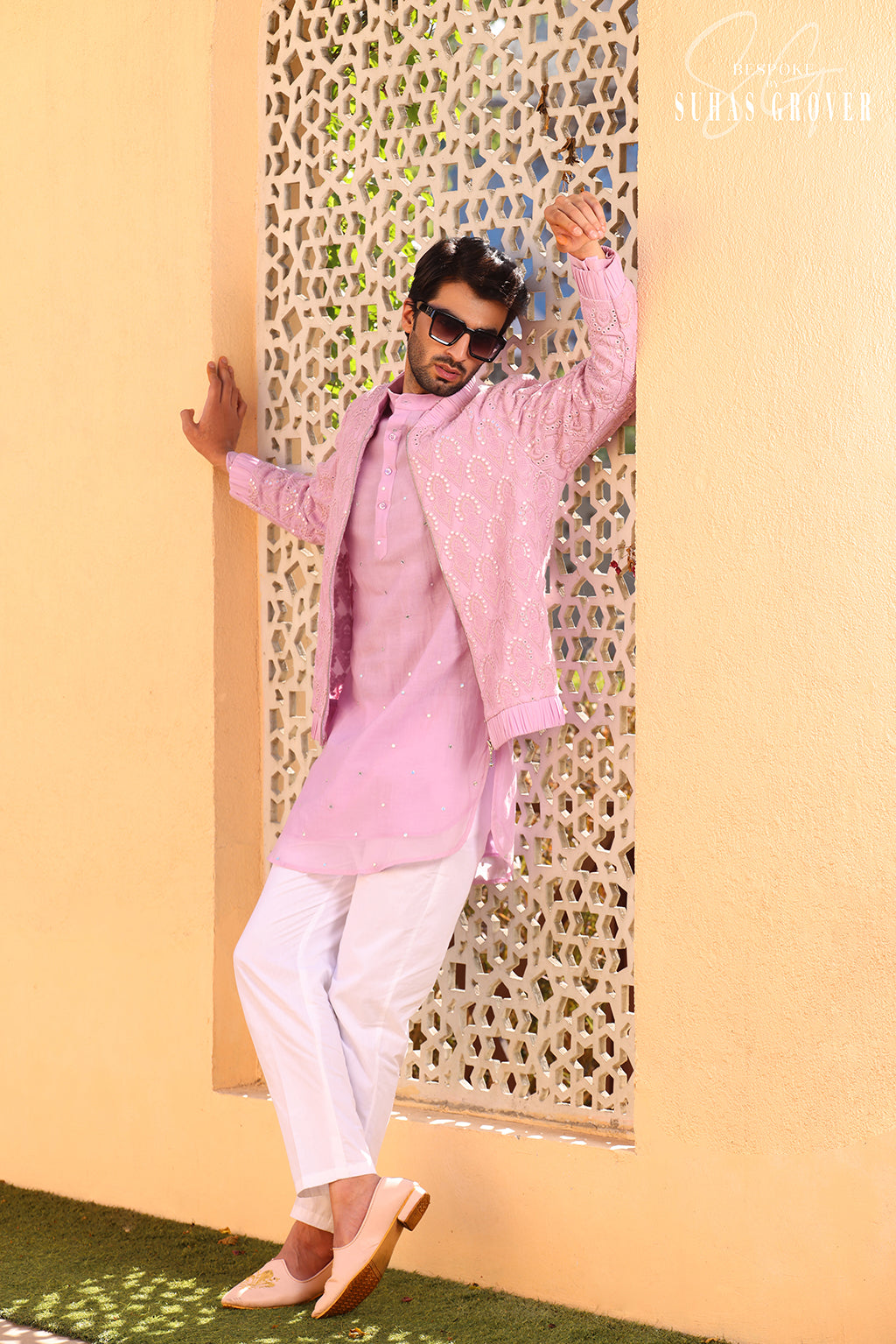 LILAC ZIPPER JACKET SET