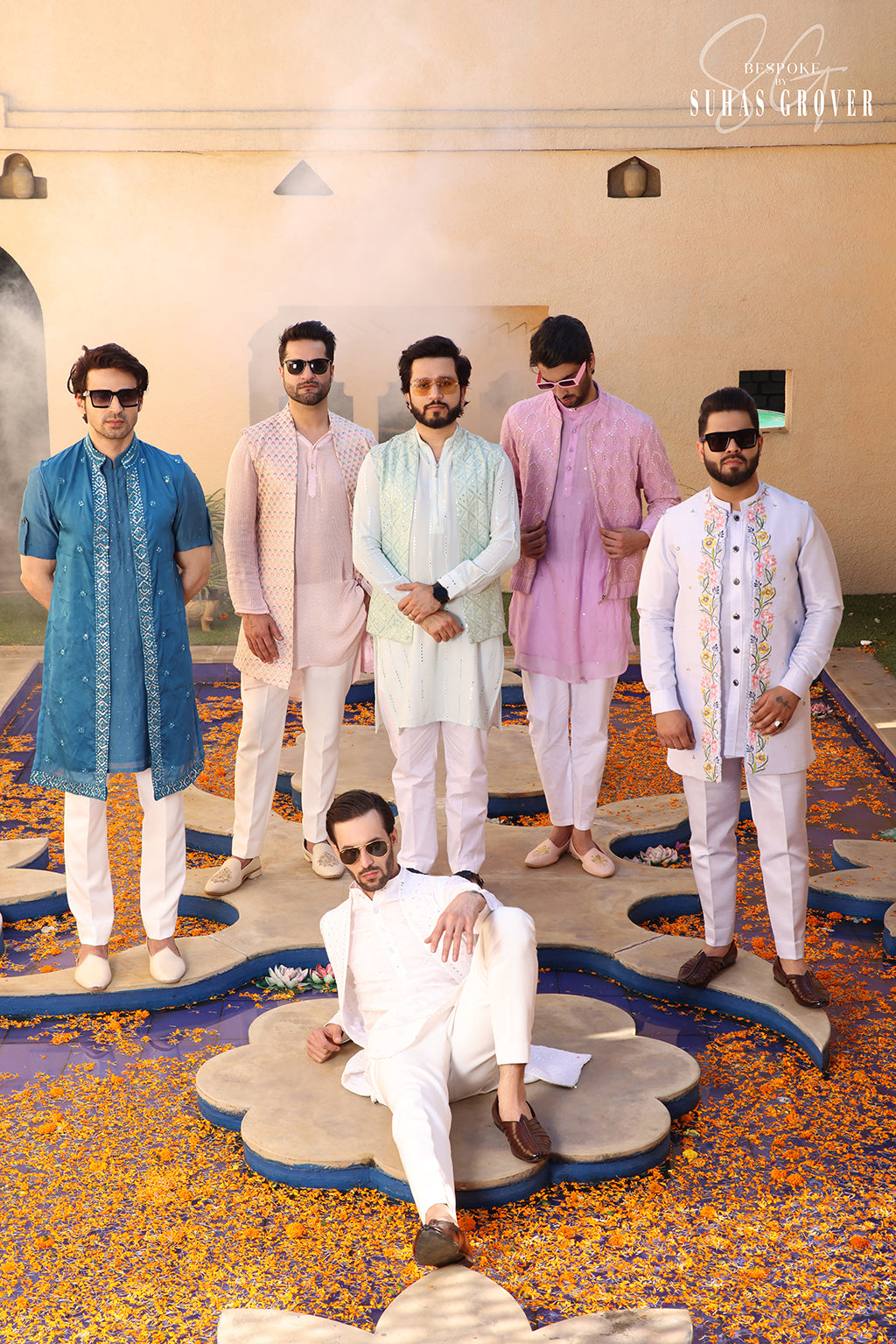 MINT GREEN LUCKNOWI KURTA SET