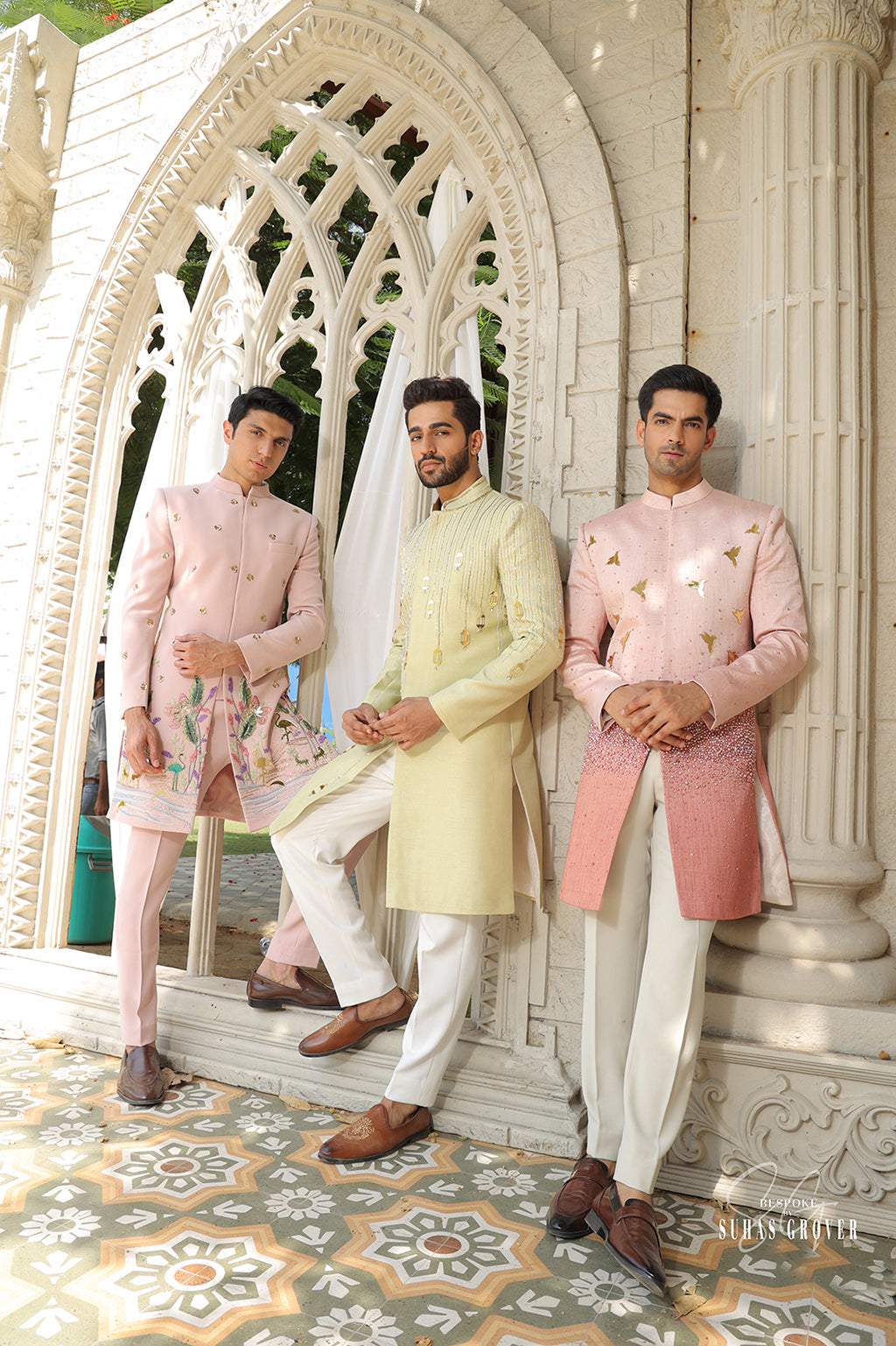 SEA GREEN INDOWESTERN SET