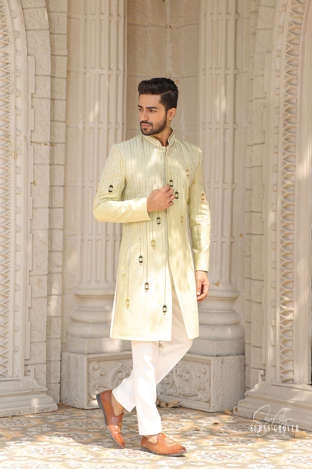 SEA GREEN INDOWESTERN SET