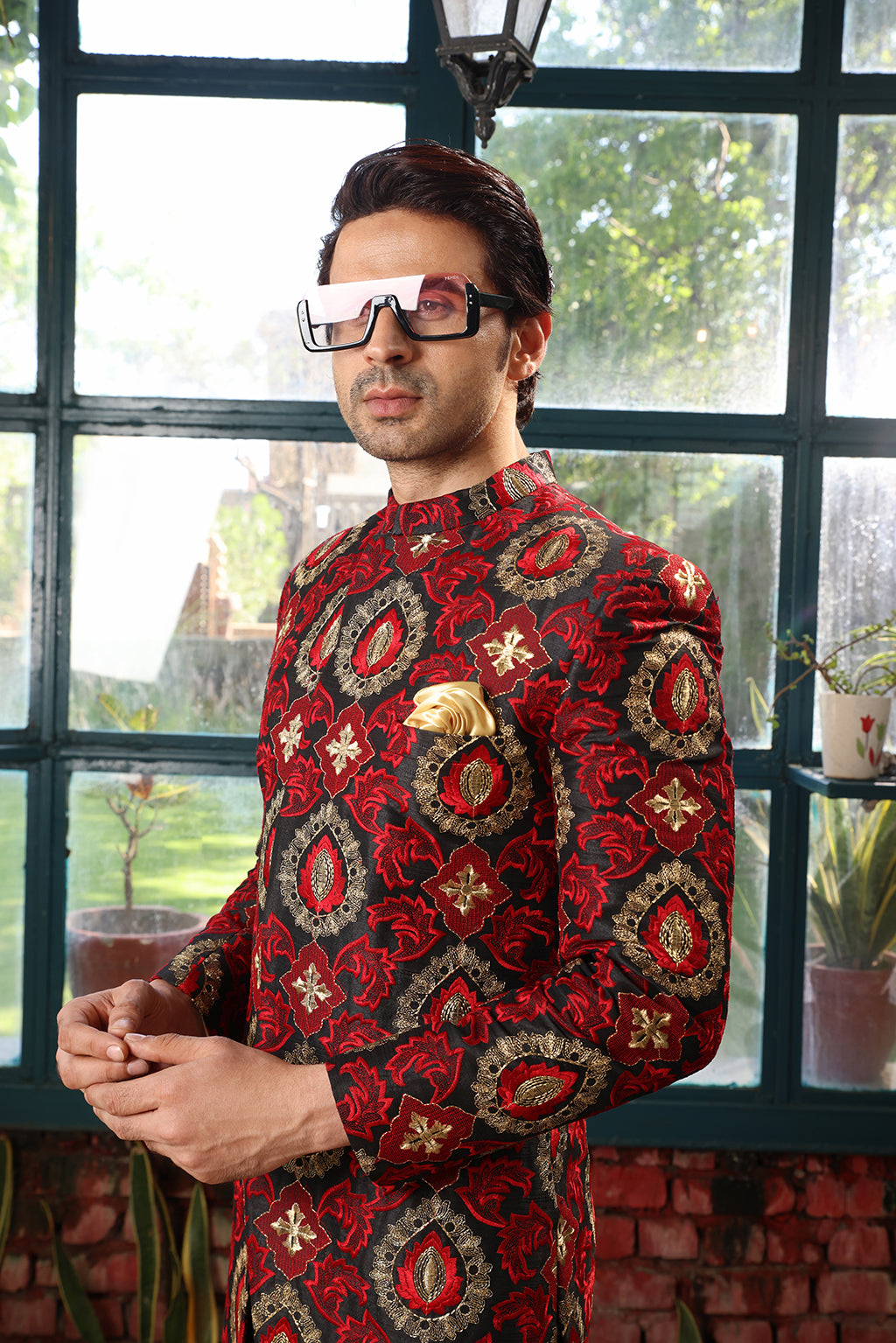 MAROON INDOWESTERN SET