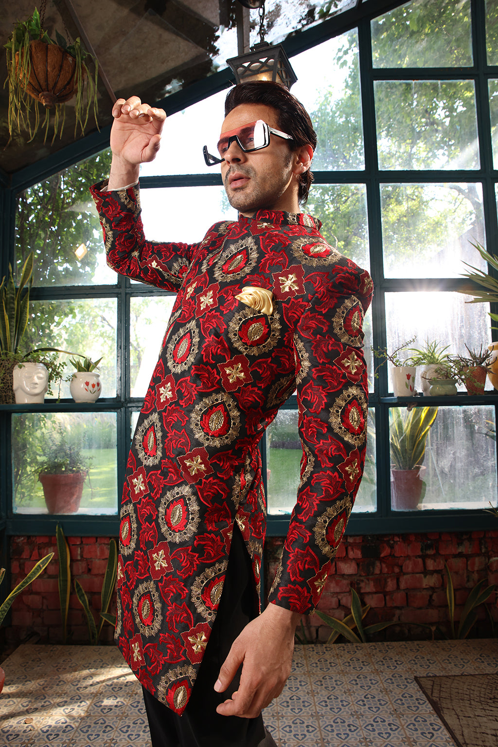 MAROON INDOWESTERN SET