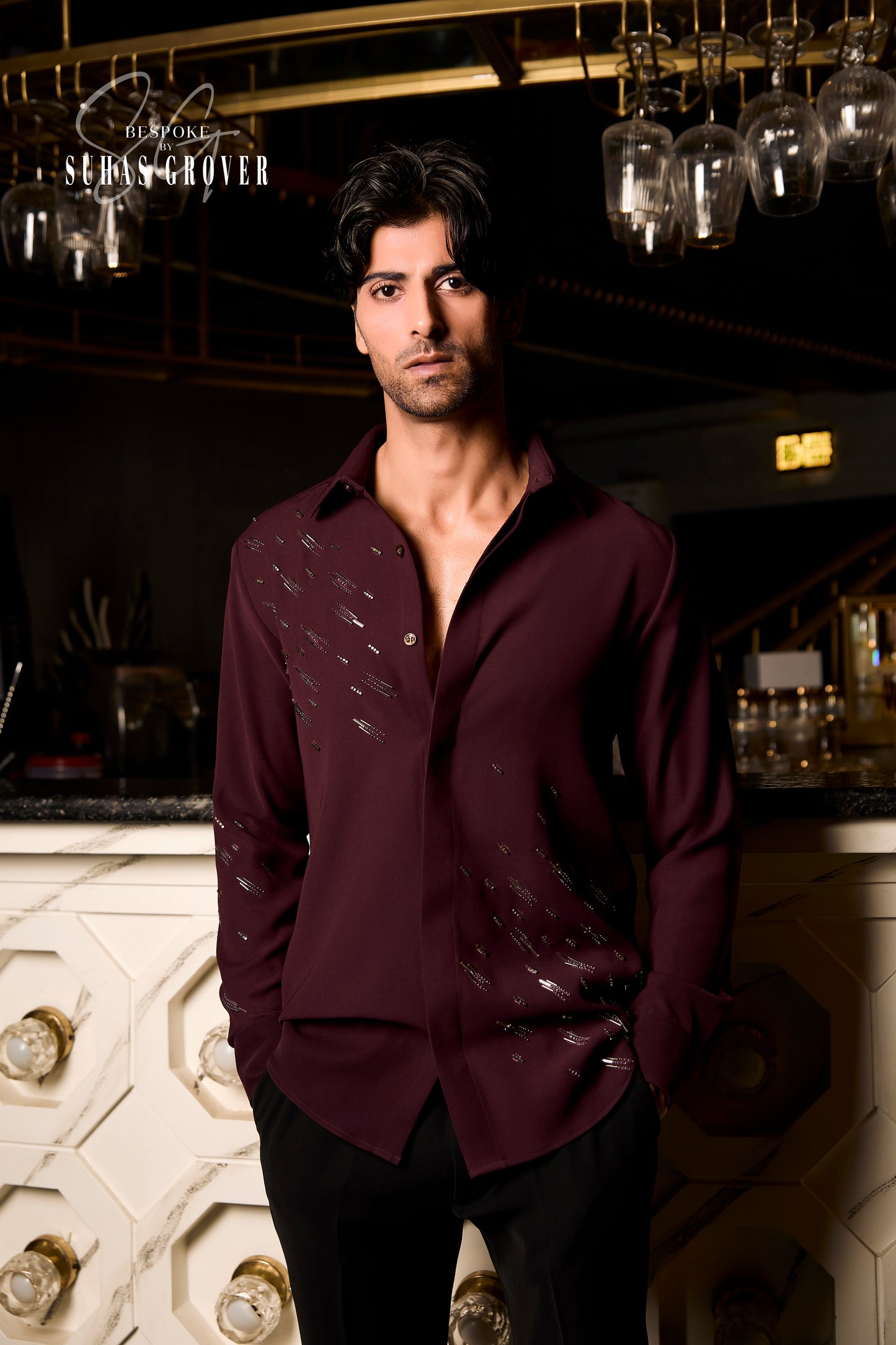 WINE CUT DANA SHIRT