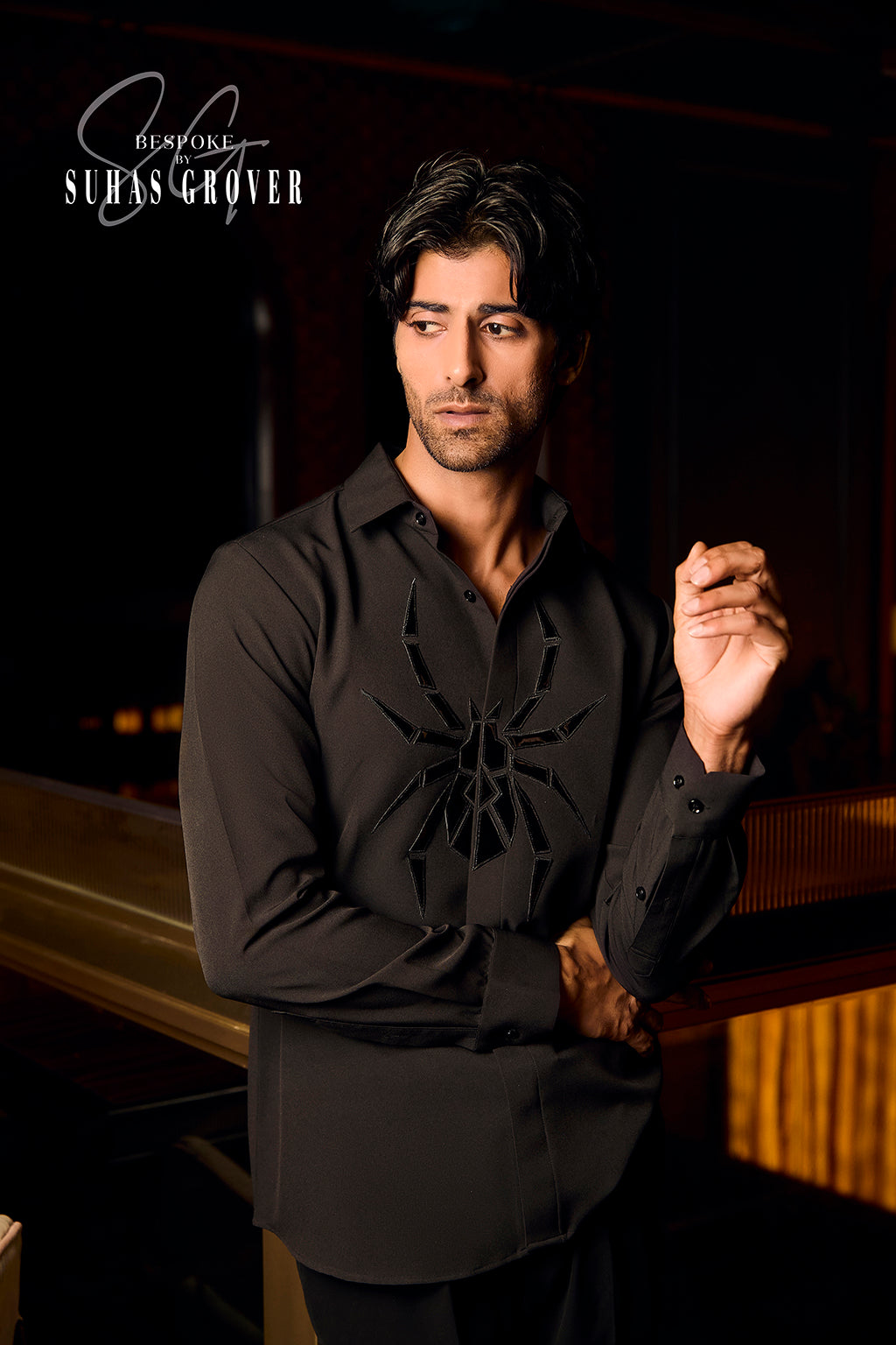 BLACK SPIDER SHIRT