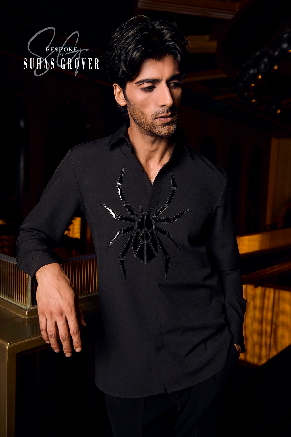 BLACK SPIDER SHIRT