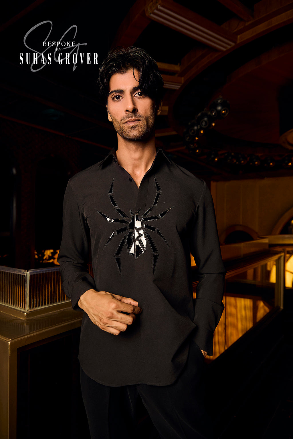 BLACK SPIDER SHIRT