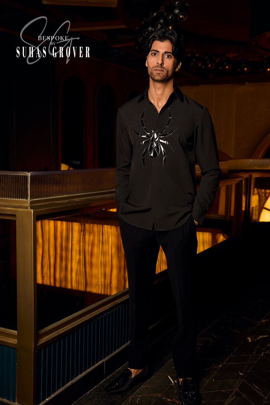 BLACK SPIDER SHIRT