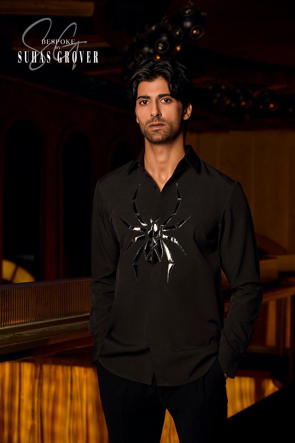 BLACK SPIDER SHIRT