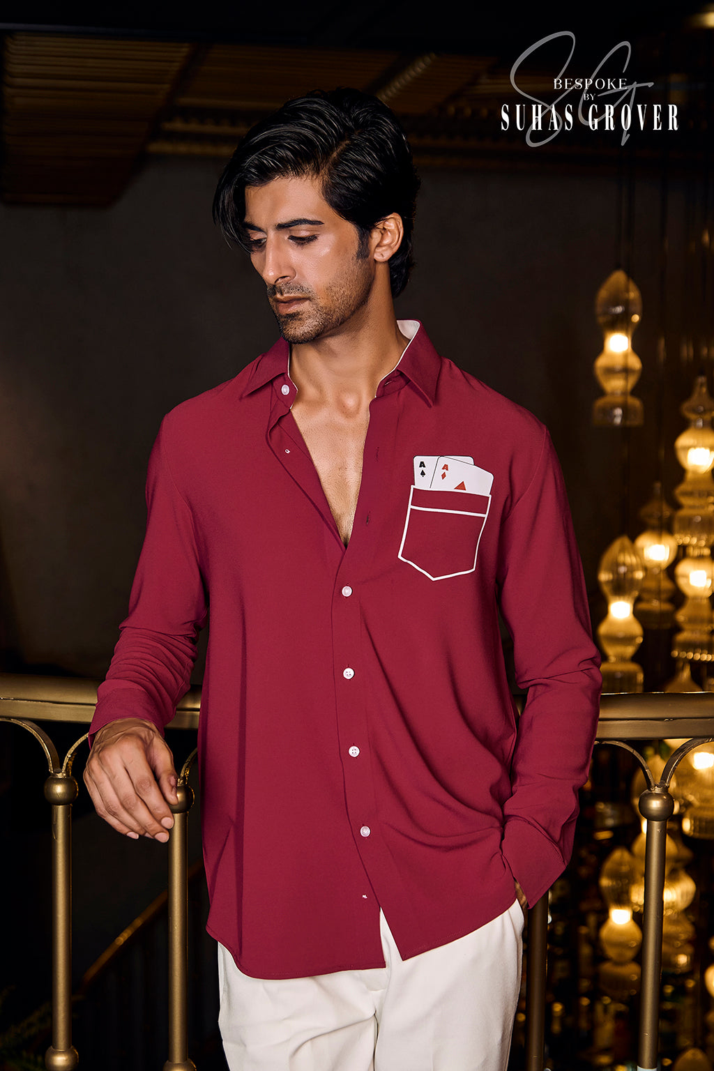 Maroon Card Shirt