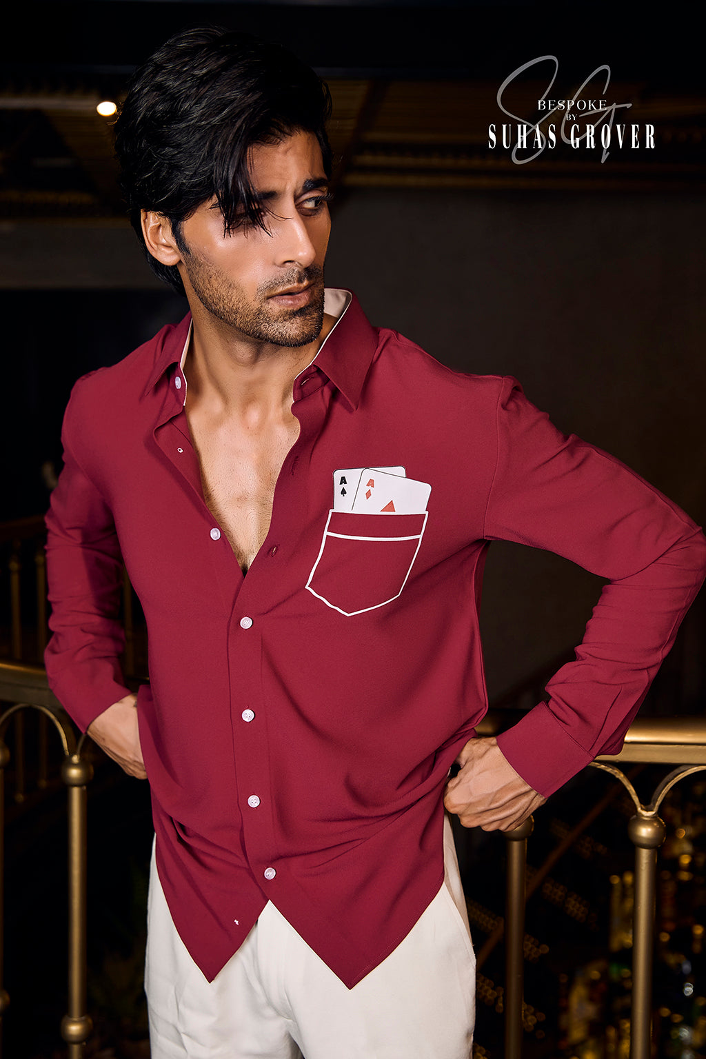 Maroon Card Shirt