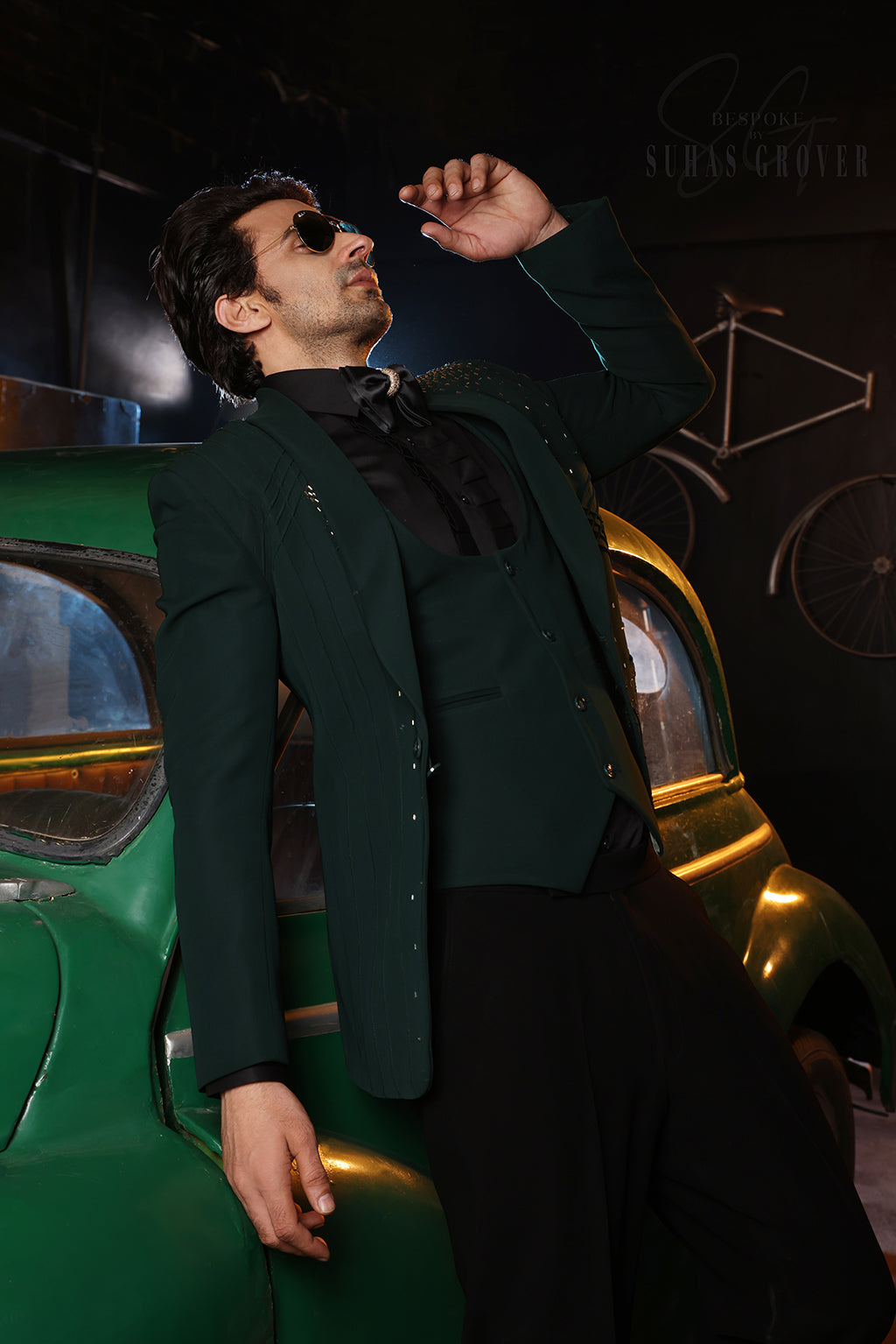 GREEN CUT DANA TUXEDO SET