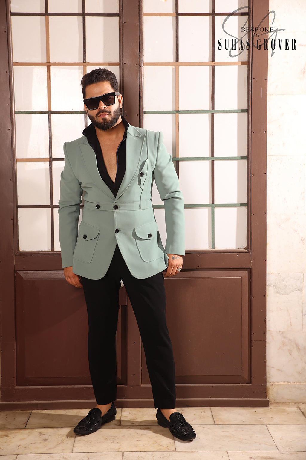 MINT GREEN BLAZER SET