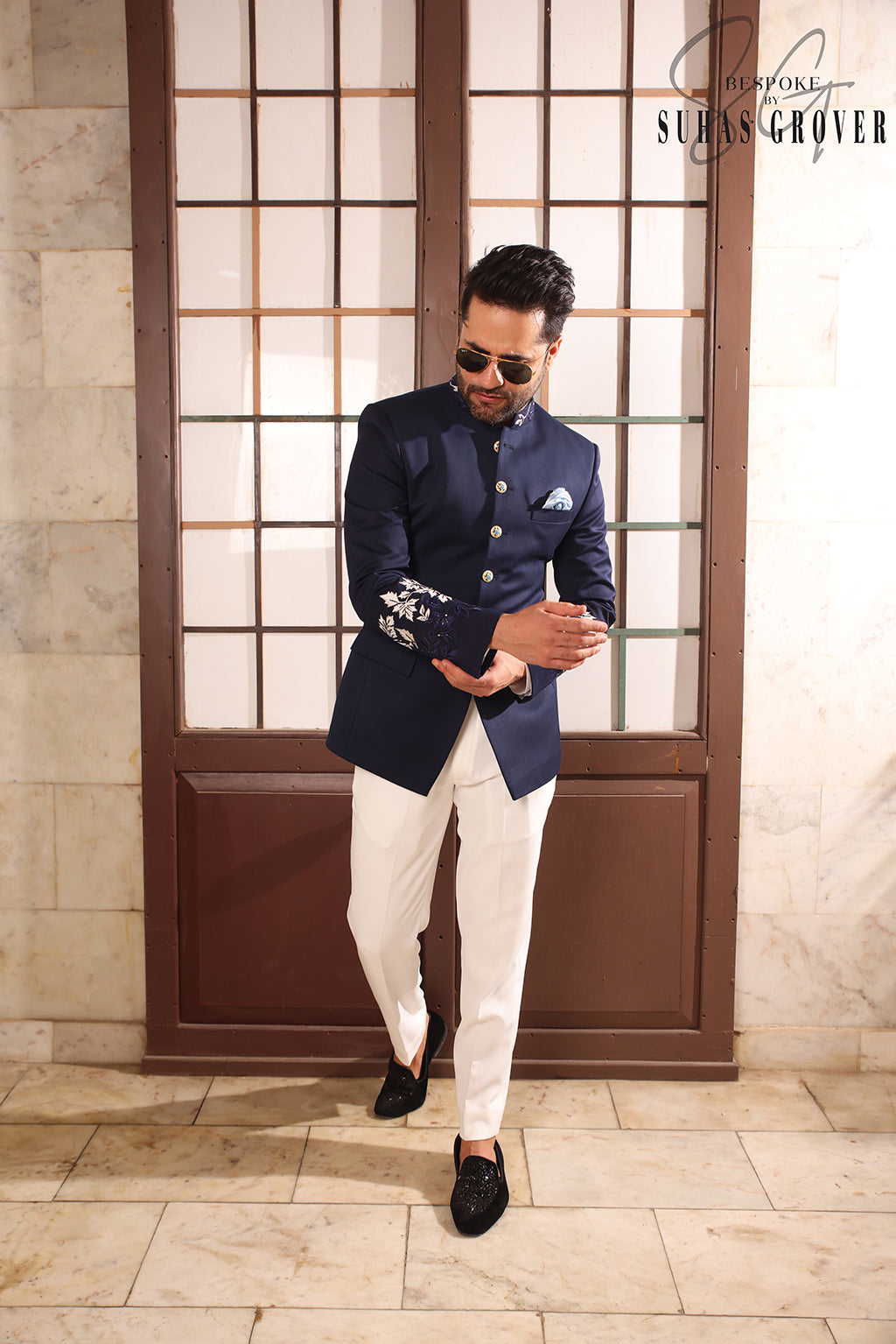 NAVY BLUE BANDGALA