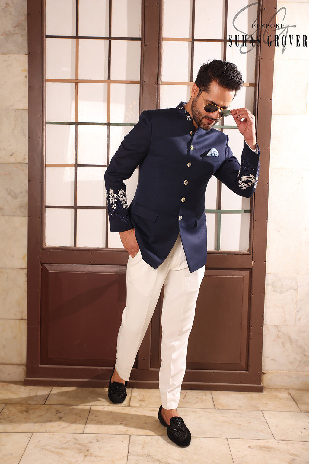 NAVY BLUE BANDGALA