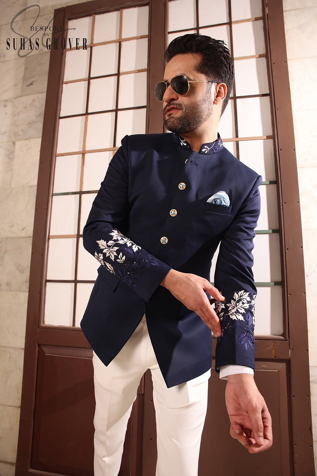 NAVY BLUE BANDGALA
