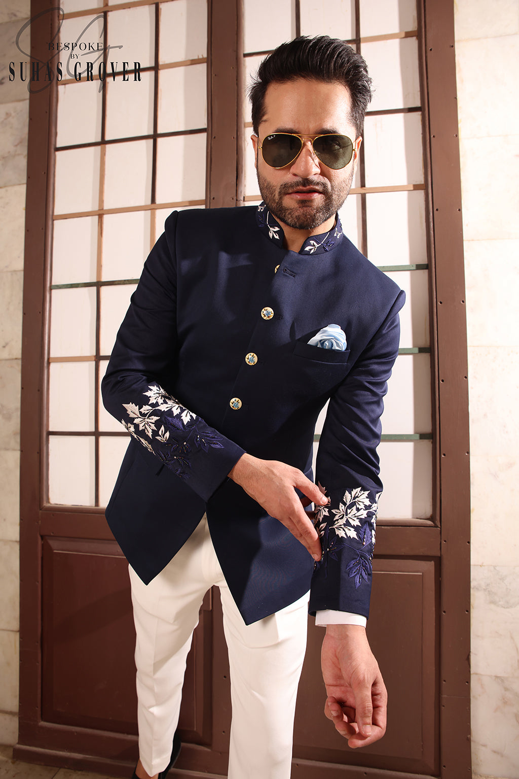 NAVY BLUE BANDGALA