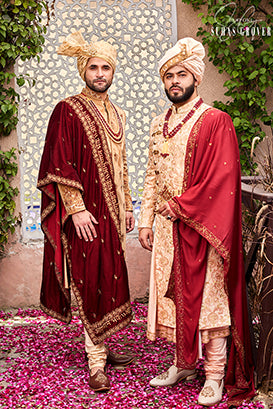 PEACH CS SHERWANI SET