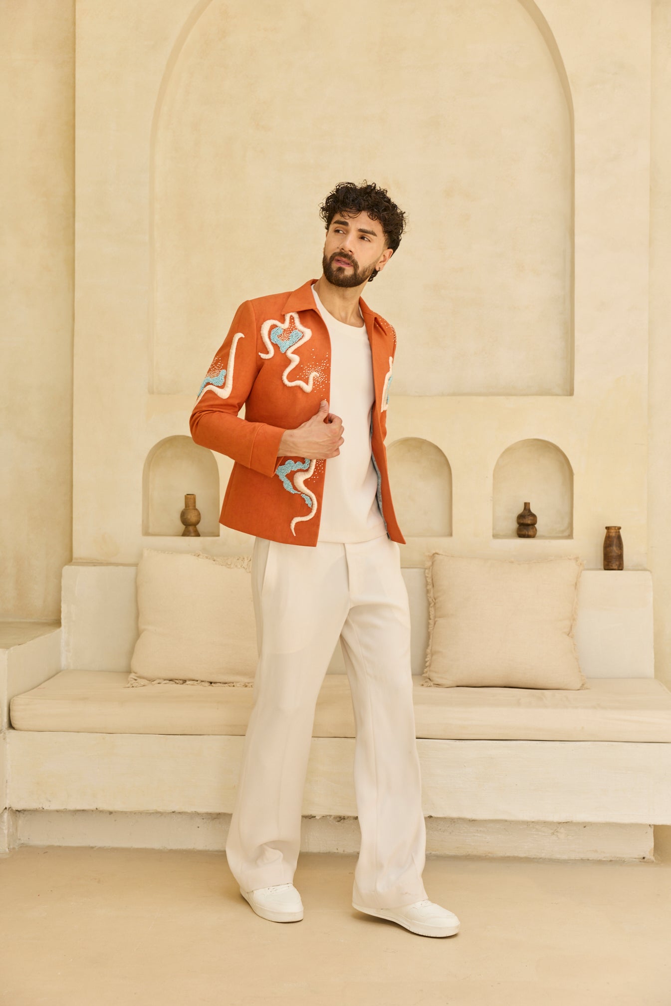 ORANGE JACKET SET