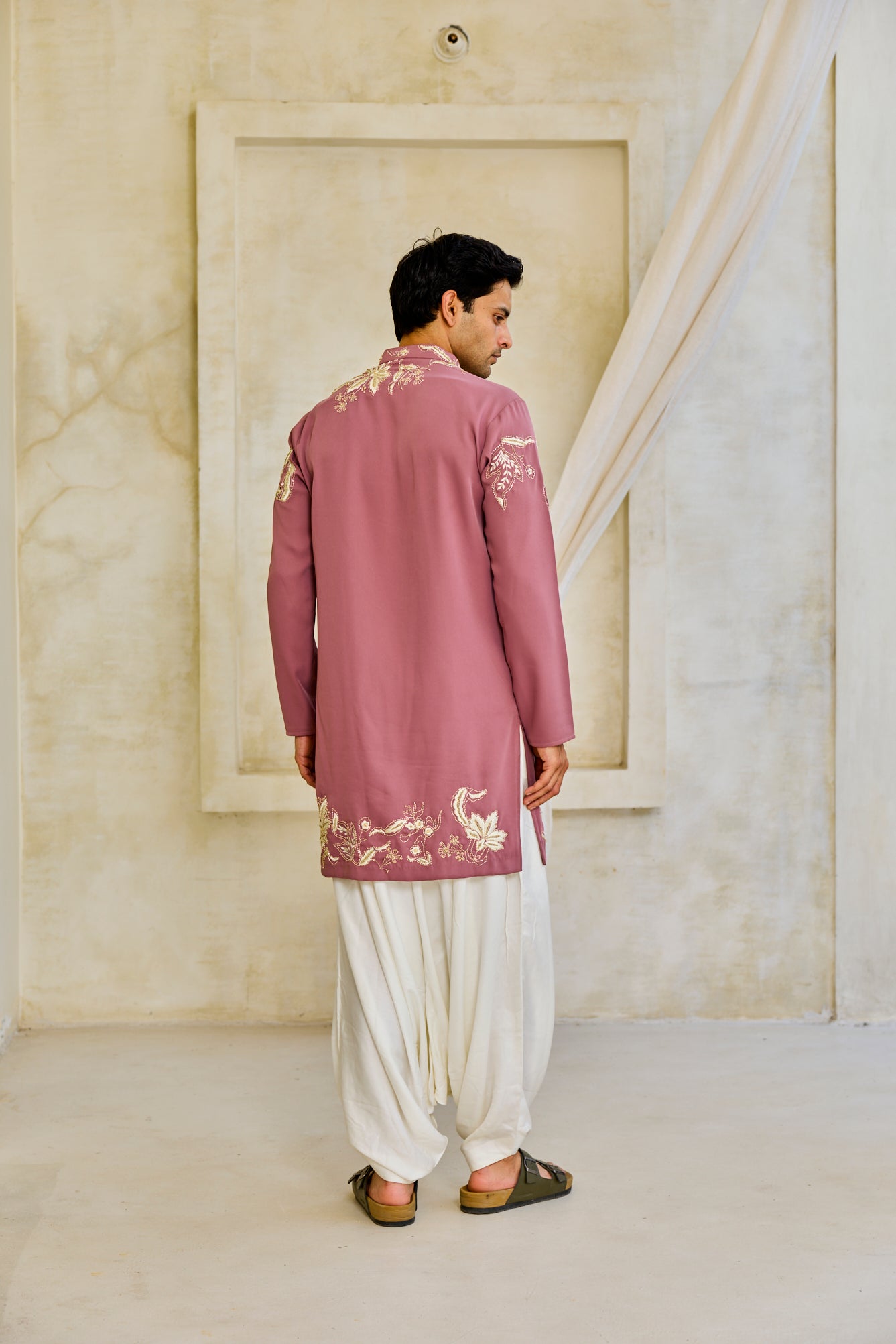 The Mauve Blossom Kurta Set