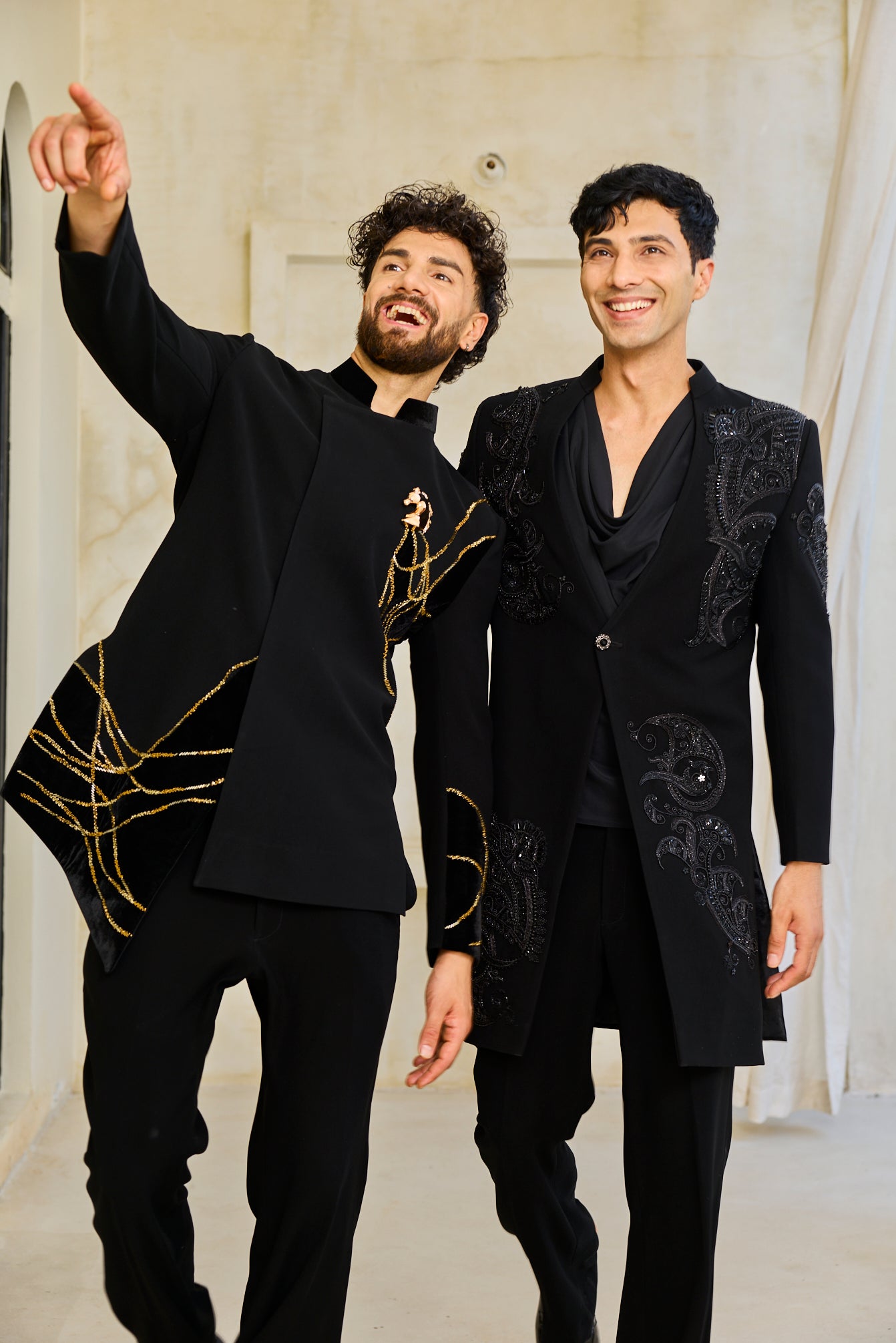 The Majestic Stallion Embroidered Ensemble