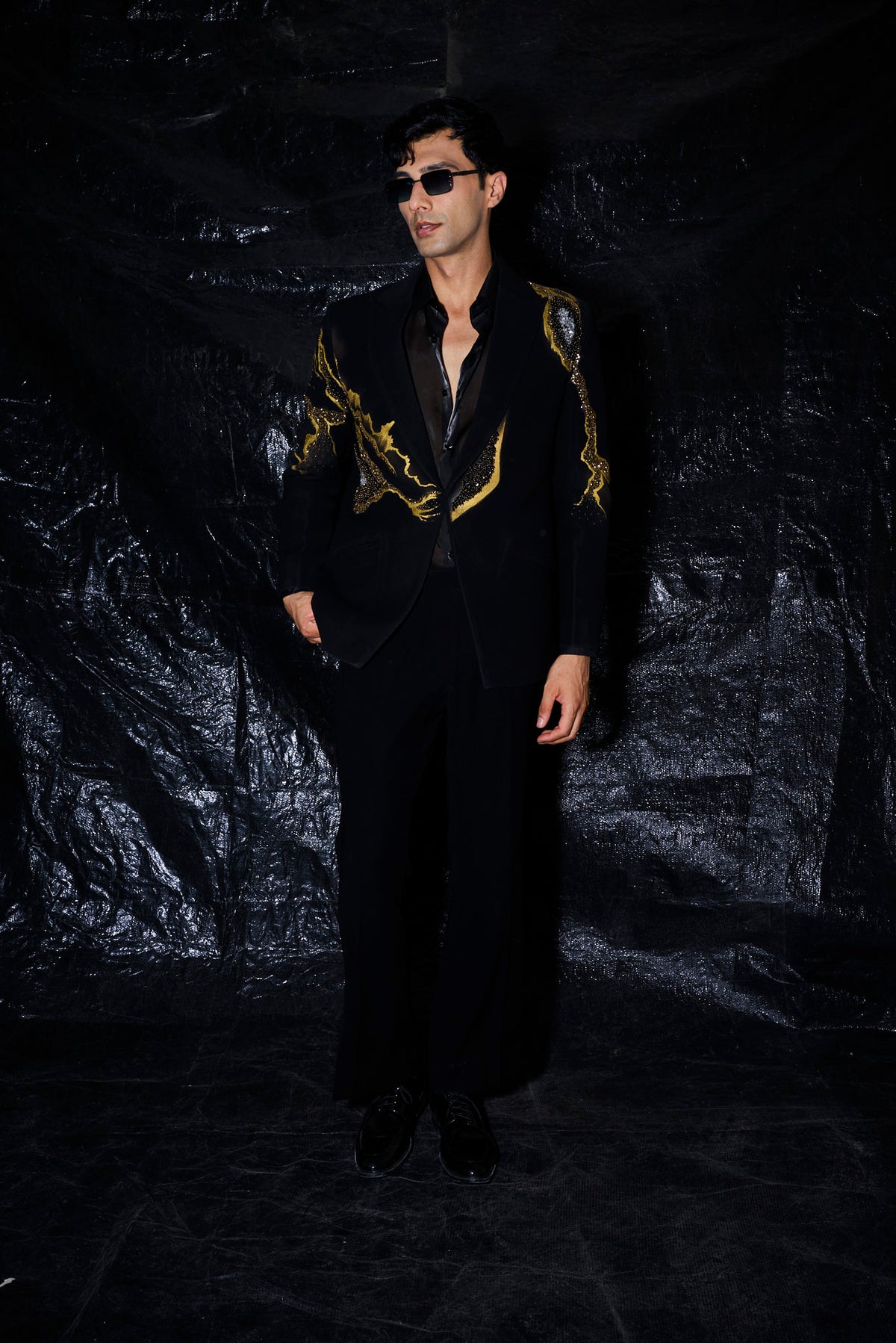 Earth Art Hand-Painted Couture Tuxedo