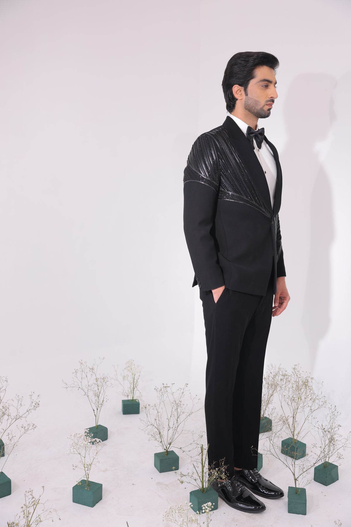 The Onyx Pleat Tailored Tuxedo