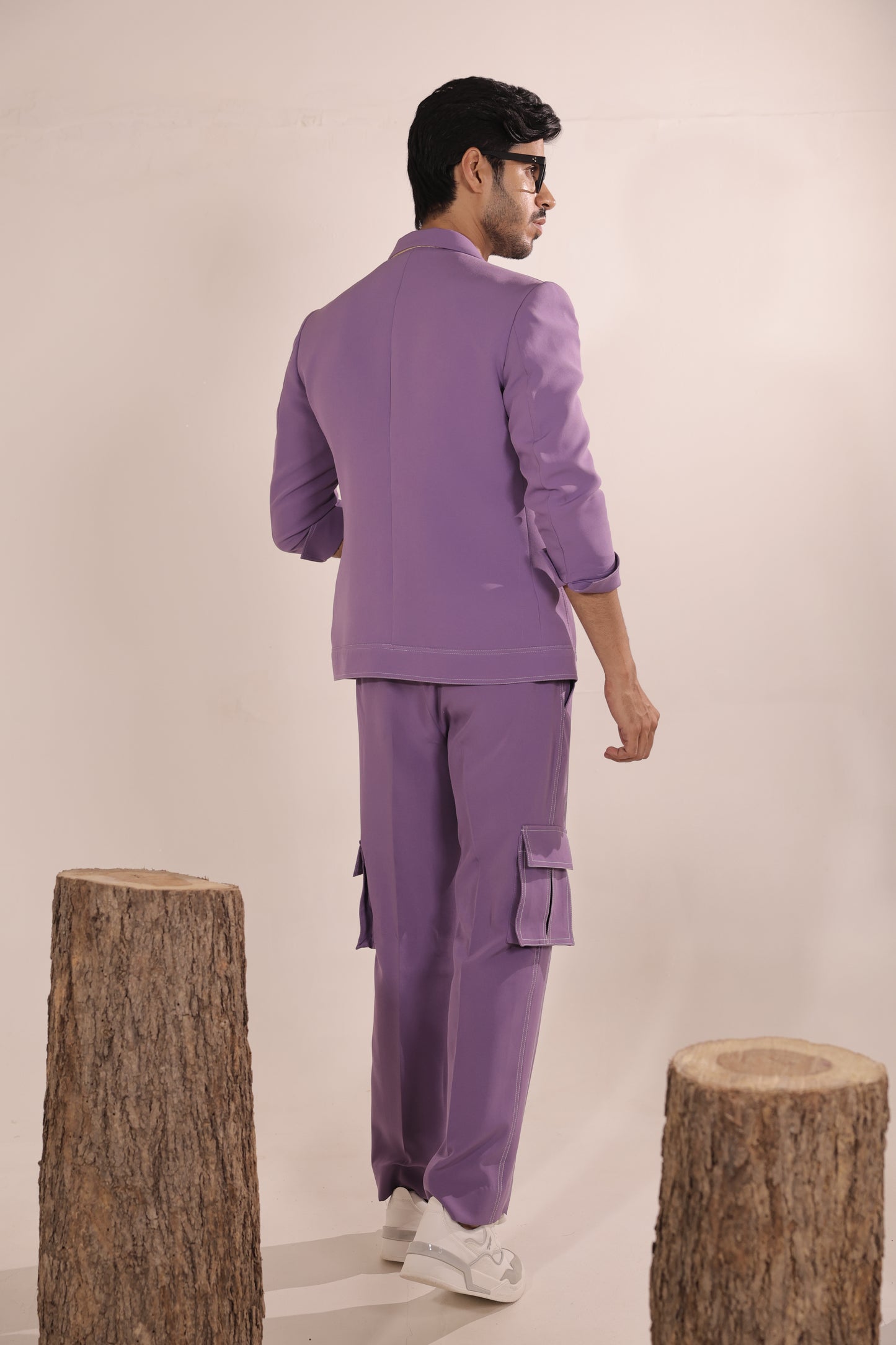 The Riviera Lavender Tailored Suit Set