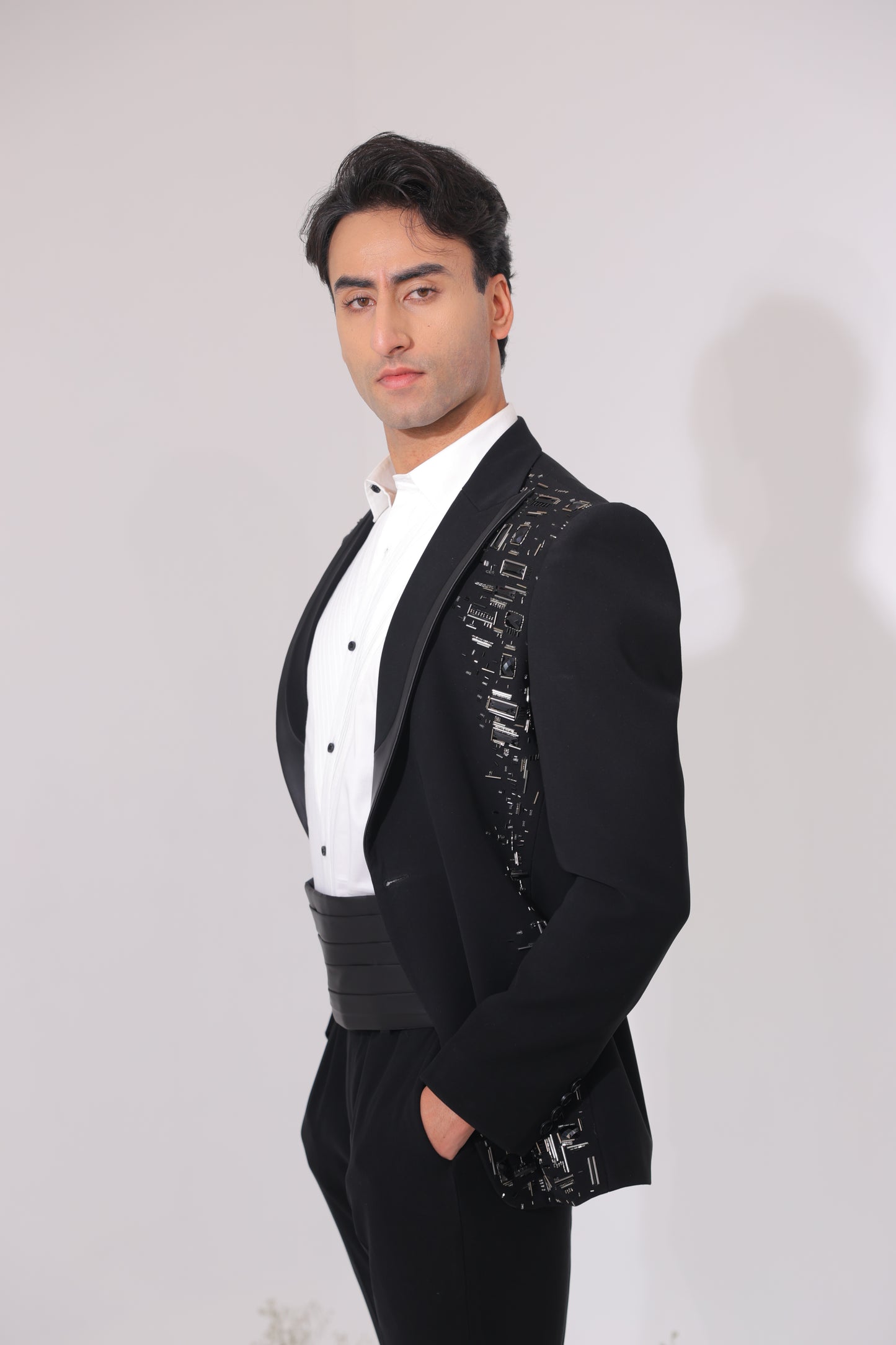 Black Motherboard Tuxedo Set