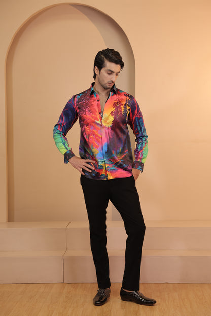 Neon jungle shirt