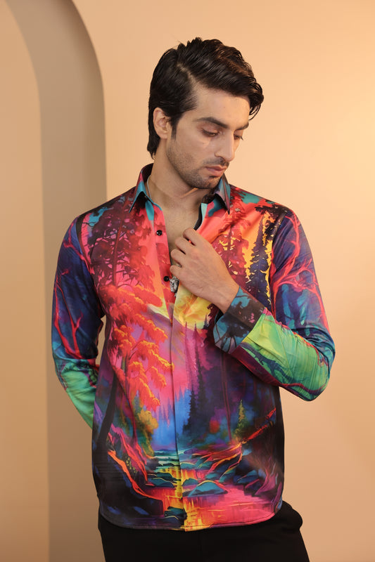 Neon jungle shirt