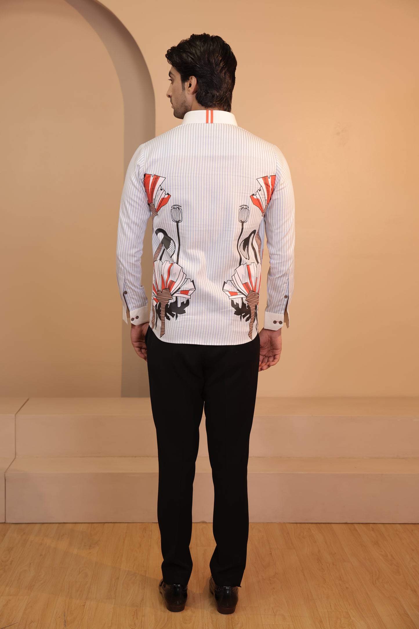 Tribal stripes shirt
