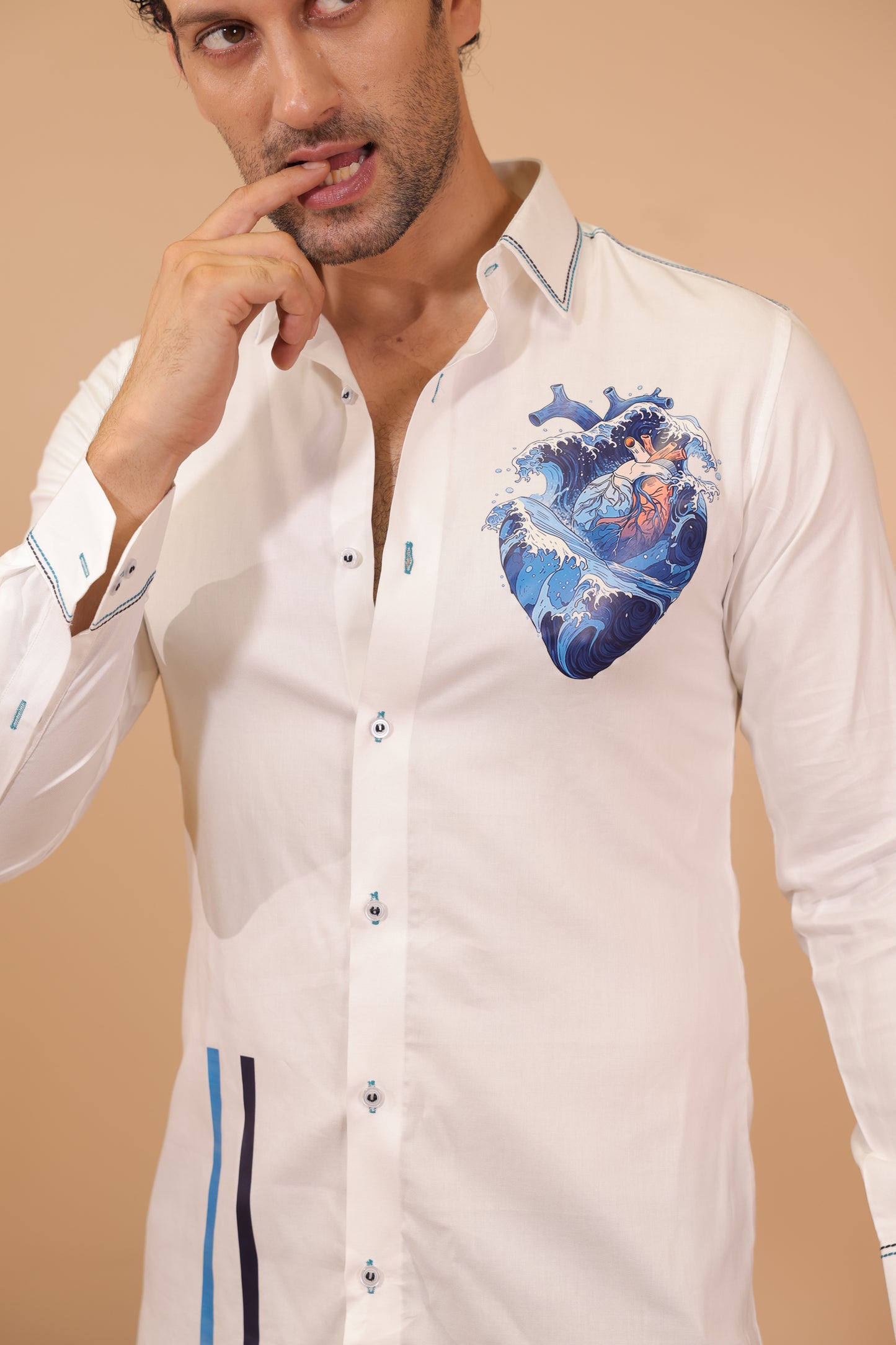 White Heart shirt