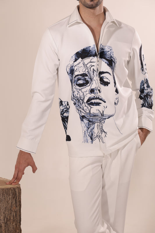 White Anatomy cord set