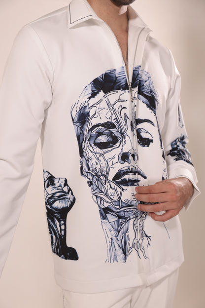 White Anatomy cord set