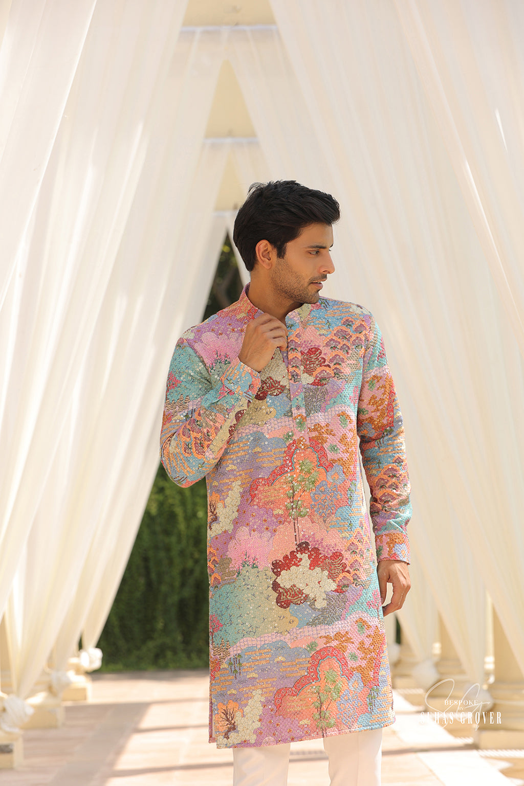MULTI COLOURED KURTA SET