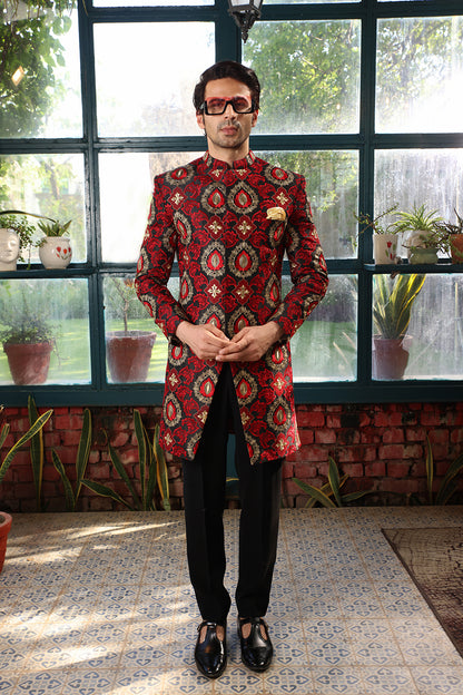 MAROON INDOWESTERN SET