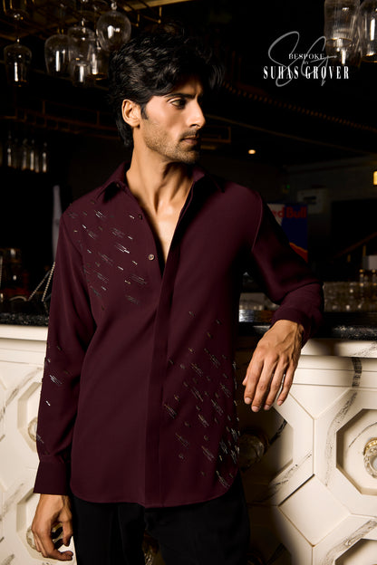 WINE CUT DANA SHIRT