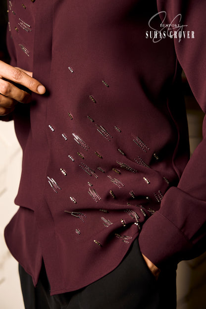 WINE CUT DANA SHIRT