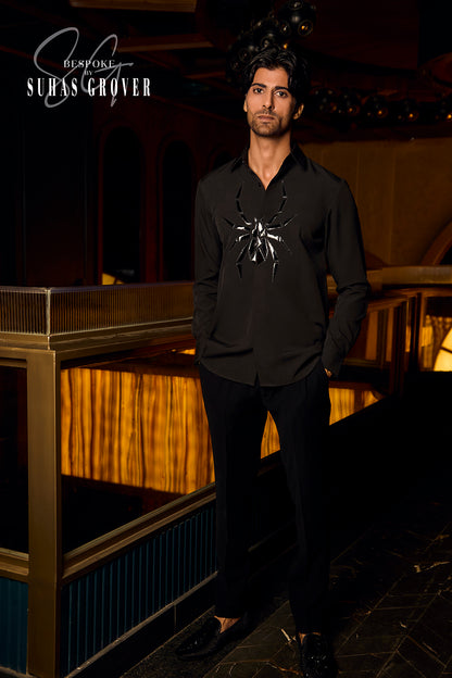 BLACK SPIDER SHIRT