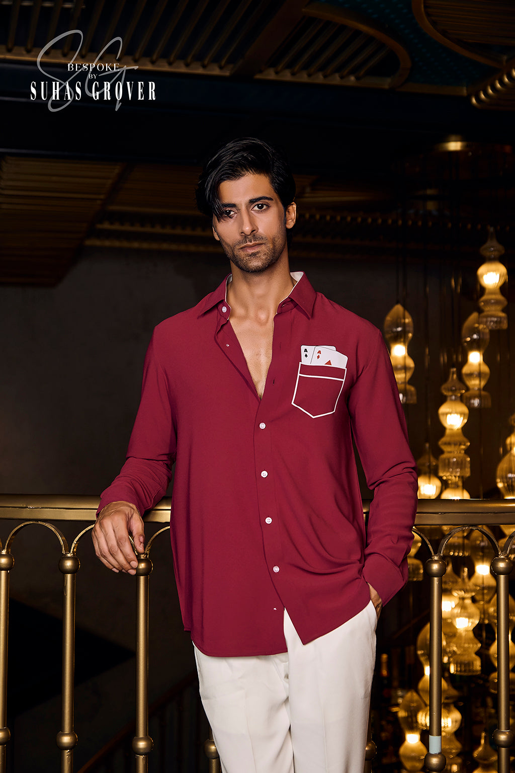 Maroon Card Shirt