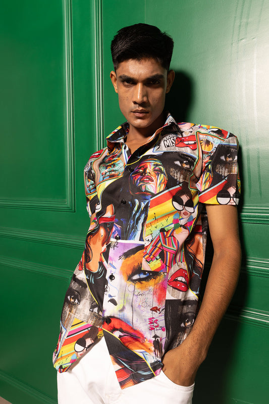 PRINTED CIGAR SHIRT