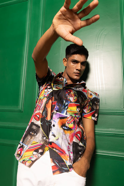 PRINTED CIGAR SHIRT