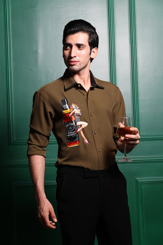 GREEN WHISKY SHIRT