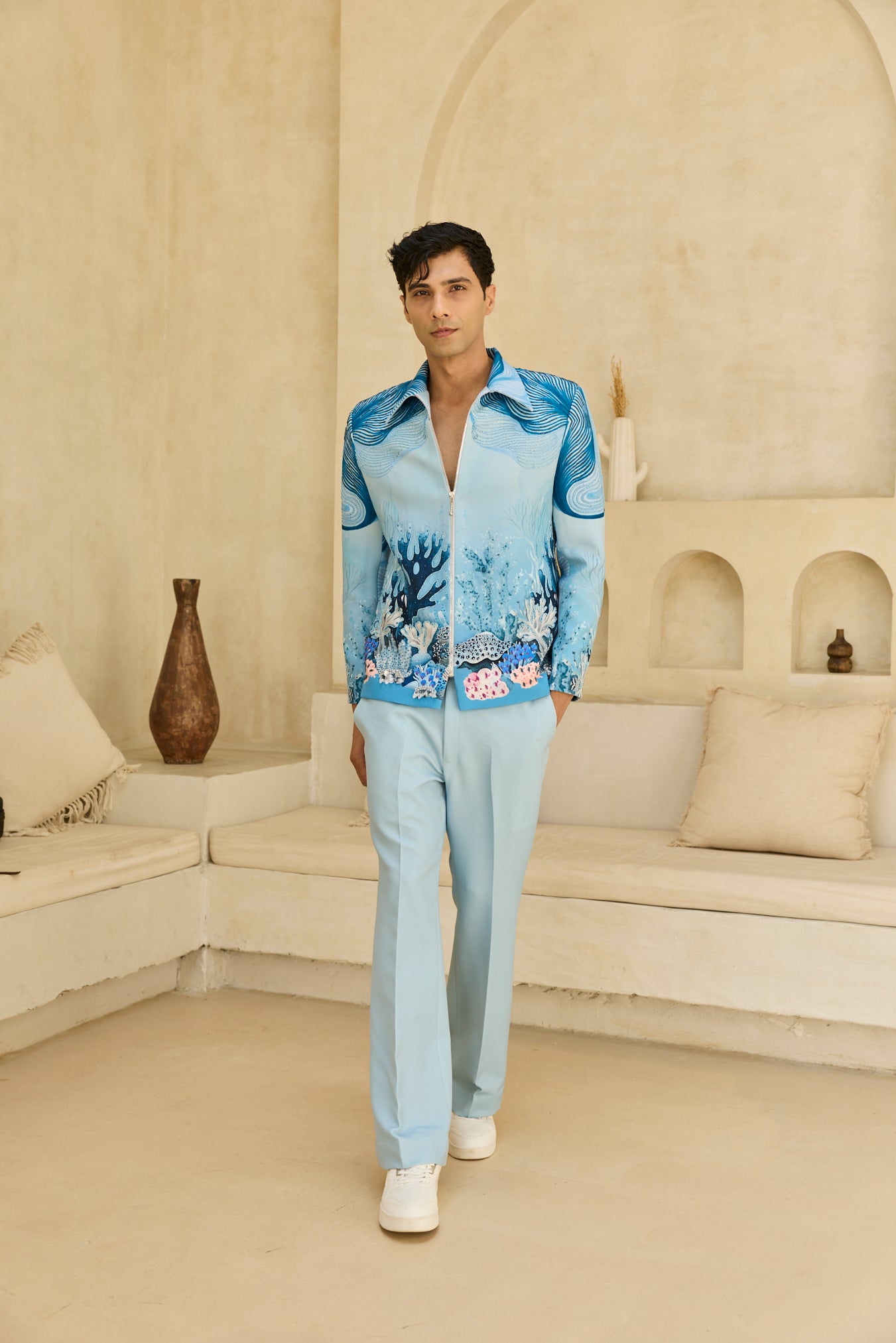 BLUE CARNIVAL JACKET SET