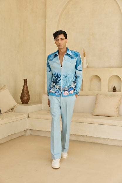 BLUE CARNIVAL JACKET SET
