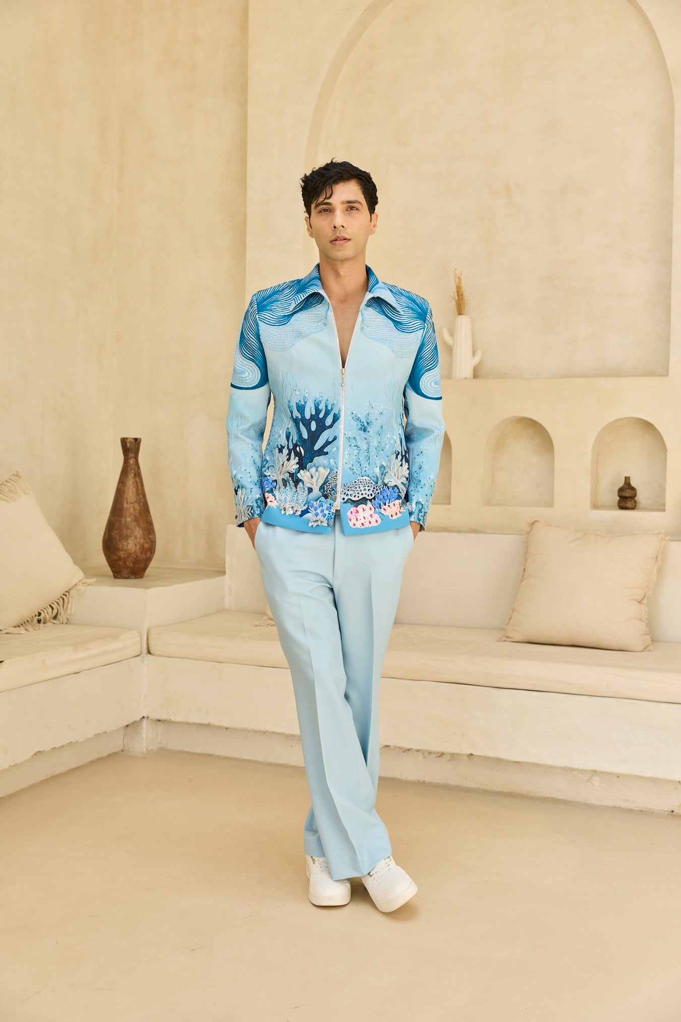 BLUE CARNIVAL JACKET SET