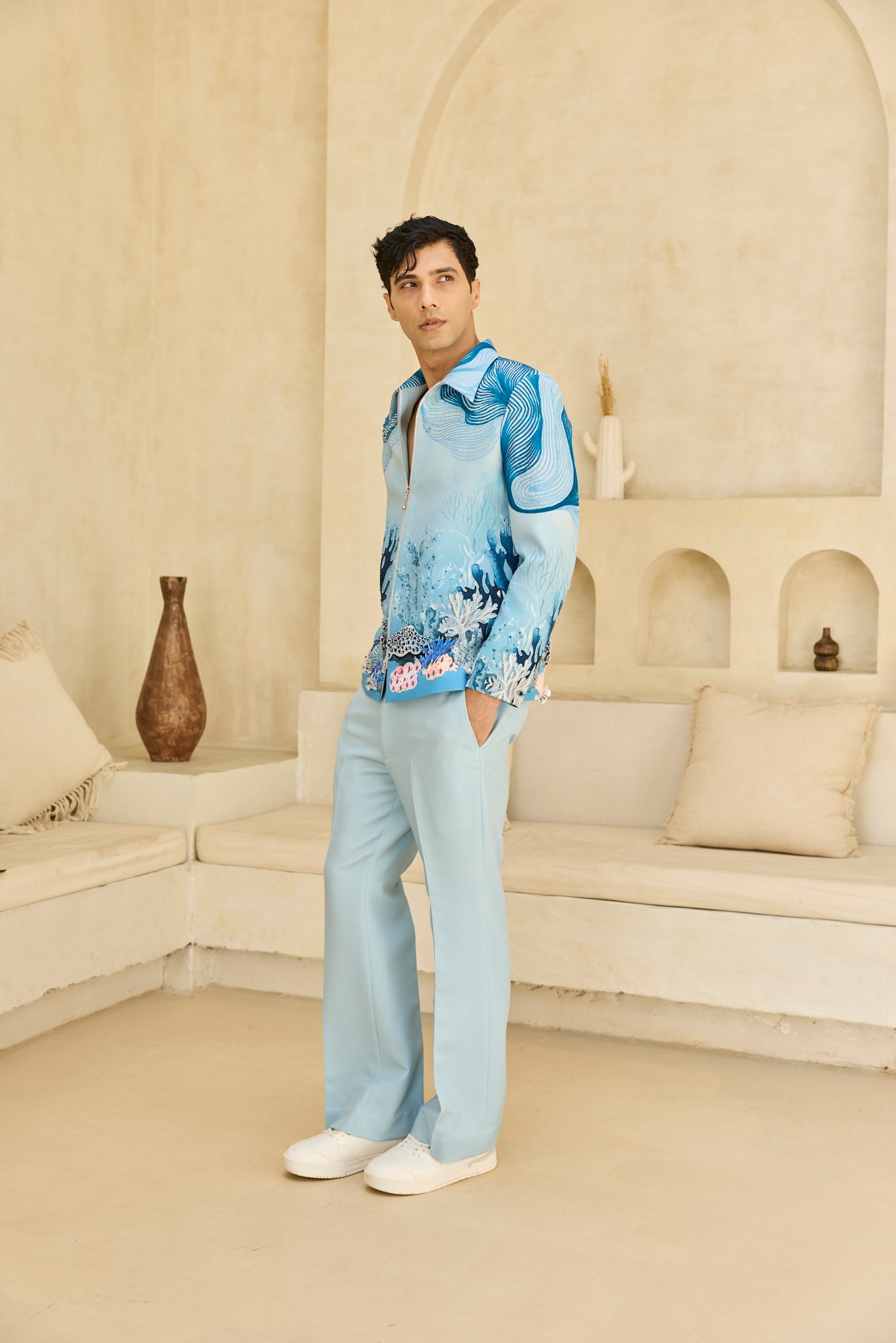 BLUE CARNIVAL JACKET SET